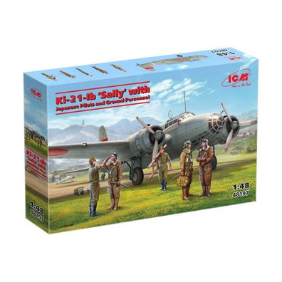 ICM - Ki-21-Ib Sally with Japanese Pilots and Ground Personnel - 1:48 - 303 Teile