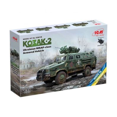 ICM - Kozak-2 - Ukrainian MRAP-class Armored Vehicle - 1:35 - 448 Teile