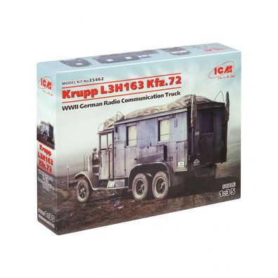 ICM - Krupp L3H163 Kfz.72 - WWII German Radio Communication Truck - 1:35 - 306 Teile