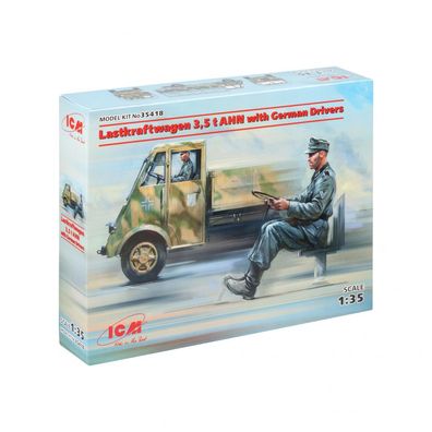 ICM - Lastkraftwagen 3,5 t AHN mit deutschen Fahrern - 1:35 - 207 Teile