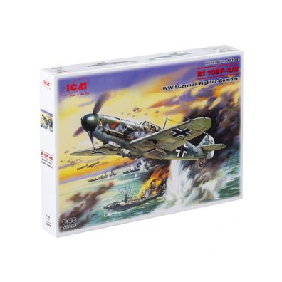 ICM - Messerschmitt Bf 109F-4/B - WWII German Fighter-Bomber -1:48 - 109 Teile