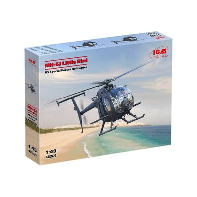 ICM - MH-6J Little Bird - US Special Forces Helicopter - 1:48 - 147 Teile