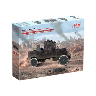 ICM - Model T RNAS Armoured Car - 1:35 - 91 Teile