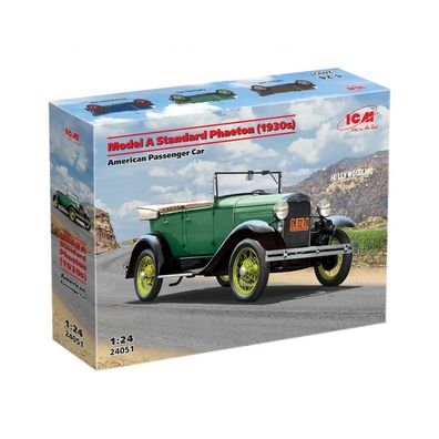 ICM - Model A Standard Phaeton (1930s) - American Passenger Car - 1:24 - 195 Teile