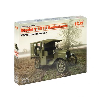 ICM - Model T 1917 Ambulance - WWI American Car - 1:35 - 115 Teile