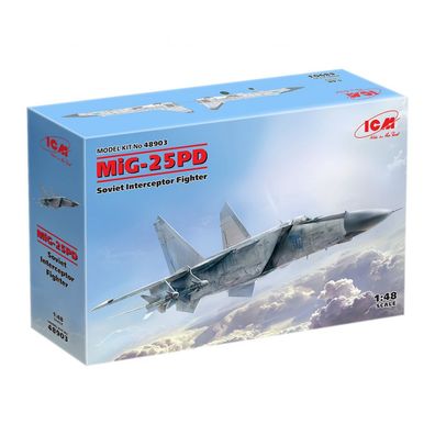 ICM - MiG-25PD Soviet Interceptor Fighter - 1:48 - 202 Teile