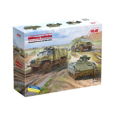 ICM - Military Vehicles of the Armed Forces of Ukraine - SPz Marder 1A3, URAL-43203,