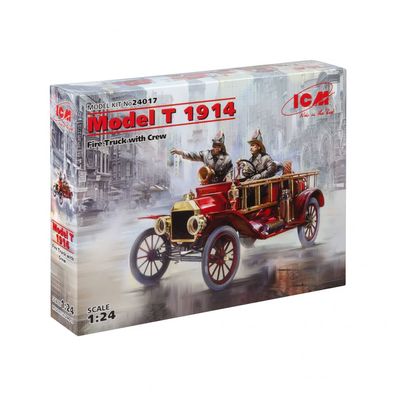 ICM - Model T 1914 Fire Truck with Crew - 1:24 - 149 Teile