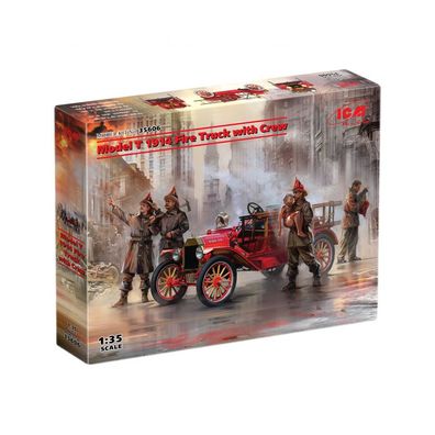 ICM - Model T 1914 Fire Truck with Crew - 1:35 - 158 Teile