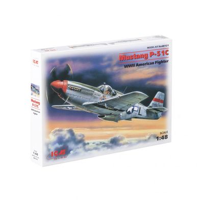 ICM - Mustang P-51C - American Fighter - 1:48 - 94 Teile