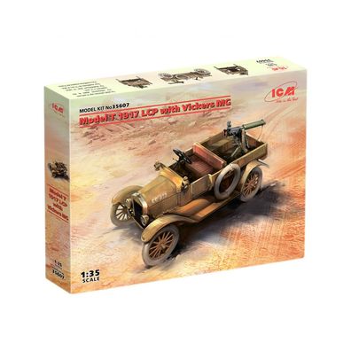 ICM - Model T 1917 LCP with Vickers MG - WWI ANZAC Car - 1:35 - 139 Teile