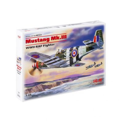 ICM - Mustang Mk. III RAF Fighter - 1:48 - 94 Teile