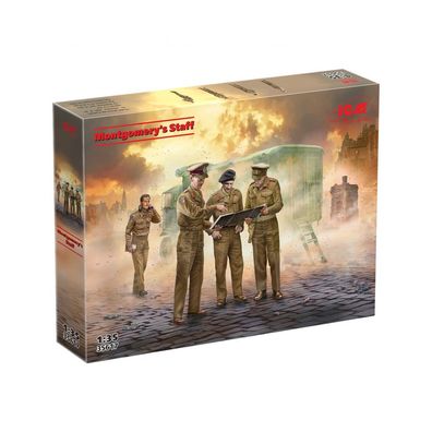 ICM - Montgomery Staff - 1:35 - 4 Figuren