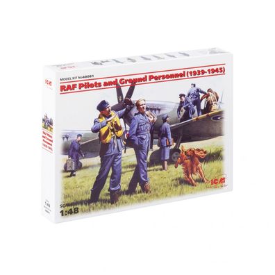 ICM - RAF Pilots and Ground Personnel (1939-1945) - 1:48 - 85 Teile - 7 Figuren