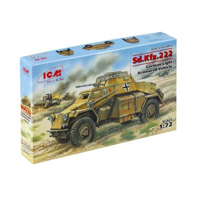 ICM - Sd. Kfz. 222 - 1:72 - 59 Teile