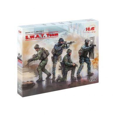 ICM - S.W.A.T. Team - 1:24 - 4 Figuren