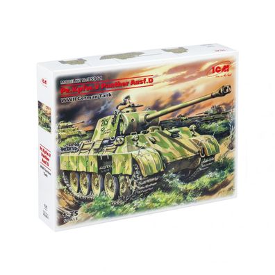 ICM - Pz. Kpfw. V Panther Ausf. D - 1:35 - 418 Teile