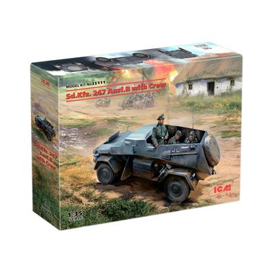 ICM - Sd. Kfz. 247 Ausf.B with Crew - 1:35 - 279 Teile