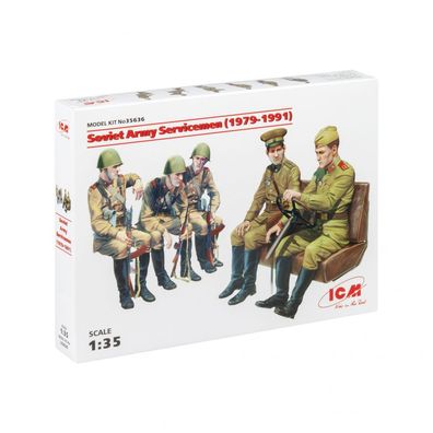 ICM - Soviet Army Servicemen (1979-1991) - 1:35 - 5 Figuren
