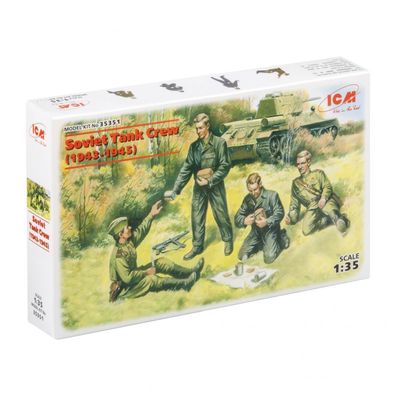 ICM - Sowjetische Panzerbesatzung 1943-1945 - 1:35 - 4 Figuren