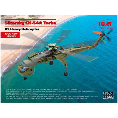ICM - Sikorsky CH-54A Tarhe - US Heavy Helicopter - 1:72 - 332 Teile