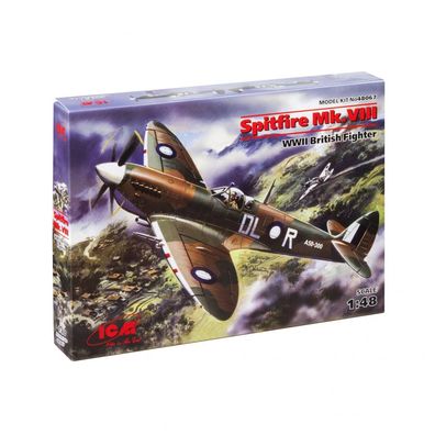 ICM - Spitfire Mk. VIII - WWII British Fighter - 1:48 - 135 Teile