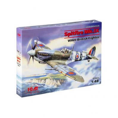 ICM - Supermarine Spitfire Mk. IX - WWII British Fighter - 1:48 - 135 Teile