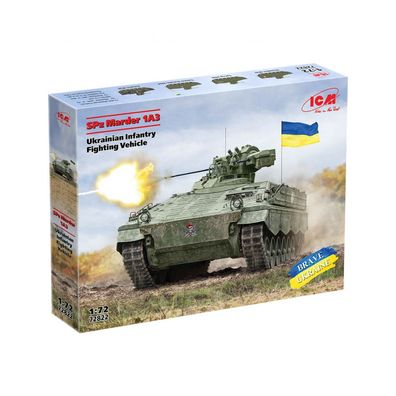 ICM - SPz Marder 1A3 - Ukrainian Infantry Fighting Vehicle - 1:72 - 161 Teile