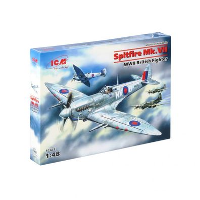 ICM - Supermarine Spitfire Mk. VII - WWII British Fighter - 1:48 - 121 Teile