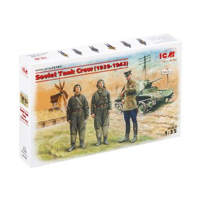 ICM - Sowjetische Panzerbesatzung 1939-1942 - 1:35 - 3 Figuren