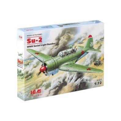 ICM - Suchoi Su-2 WWII Soviet Light Bomber - 1:72 - 68 Teile