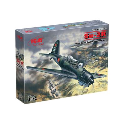 ICM - Suchoi Su-2R WWII Soviet Reconnaissance Plane - 1:72 - 68 Teile