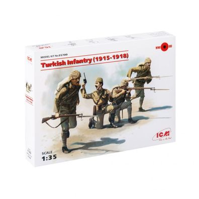 ICM - Turkich Infantry (1915-1918) - 1:35 - 4 Figuren