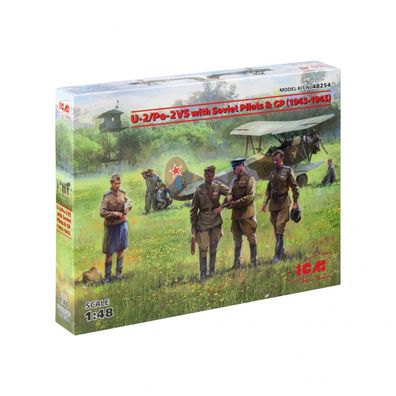 ICM - U-2/Po-2VS with Soviet Pilots and technicians (1943-1945) - 1:48 - 139 Teile
