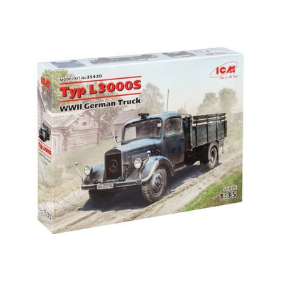 ICM - Typ L3000S - WWII German Truck - 1:35 - 168 Teile