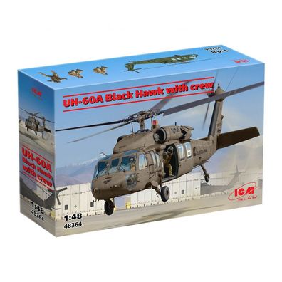 ICM - UH-60A Black Hawk with Crew - 1:48 - 317 Teile