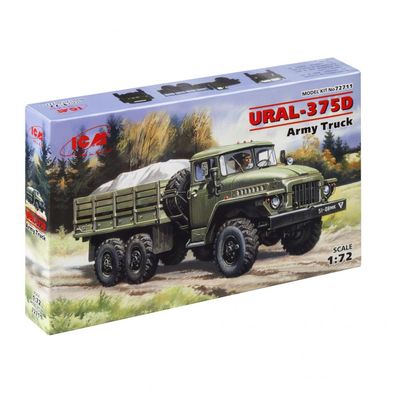 ICM - URAL-375D - Army Truck - 1:72 - 101 Teile