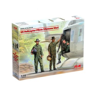 ICM - US Helicopter Pilots - Vietnam War - 1:32 - 3 Figuren