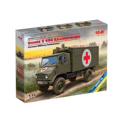 ICM - Unimog S 404 Krankenwagen - 1:35 - 293 Teile
