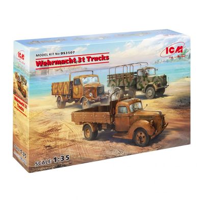 ICM - Wehrmacht 3t Trucks - 1:35 - 506 Teile