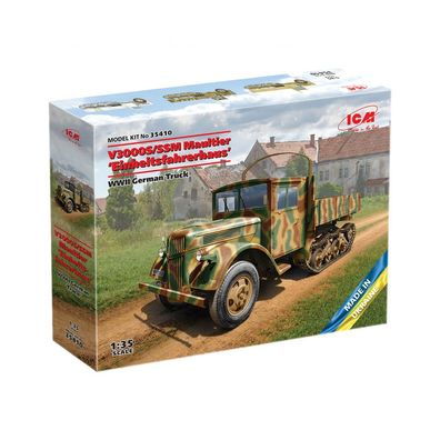 ICM - V3000S/SSM Maultier Einheitsfahrerhaus - WWII German Truck - 1:35 - 336 Teile