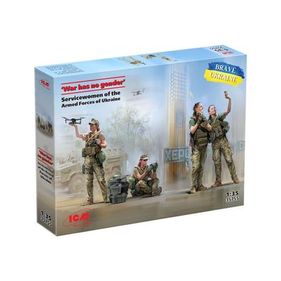 ICM - War has no gender - Servicemen of the Armed Forces of Ukraine - 1:35 - 4 Figure
