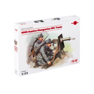 ICM - WWI Austro-Hungarian MG Team - 1:35 - 128 Teile