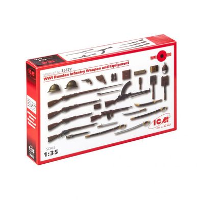 ICM - WWI Russian Infantry Weapons & Equipment - 1:35 - 128 Teile
