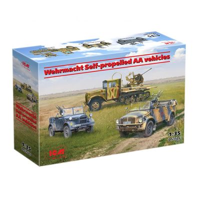 ICM - Wehrmacht - Self-propelled anti-aircraft Guns - 1:35 - 897 Teile