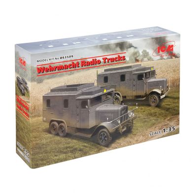 ICM - Wehrmacht Radio Trucks - 1:35 - 625 Teile