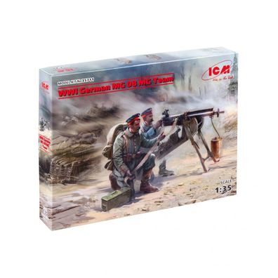 ICM - WWI German MG08 MG Team - 1:35 - 209 Teile