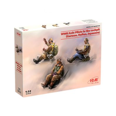 ICM - WWII Axis Pilots in the Cockpit - 1:32 - 3 Figuren
