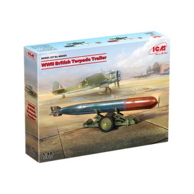ICM - WWII British Torpedo Trailer - 1:48 - 30 Teile