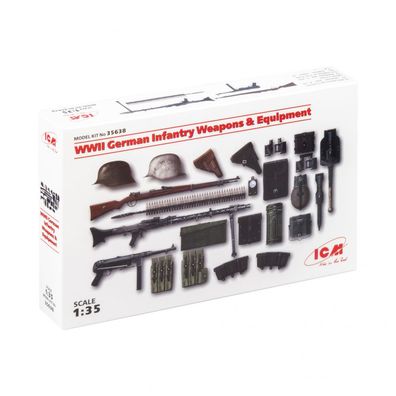 ICM - WWII German Infantry Weapons & Equipment - 1:35 - 47 Teile